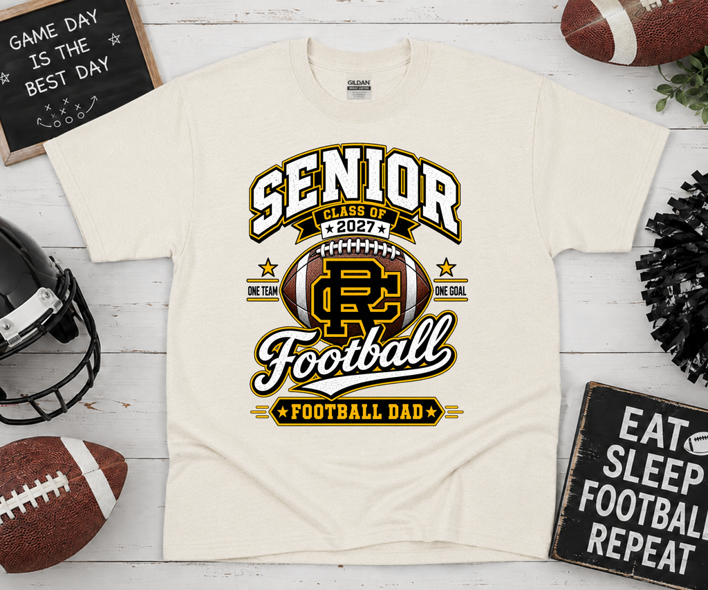 Senior 2027 - Football T-Shirt RCHS