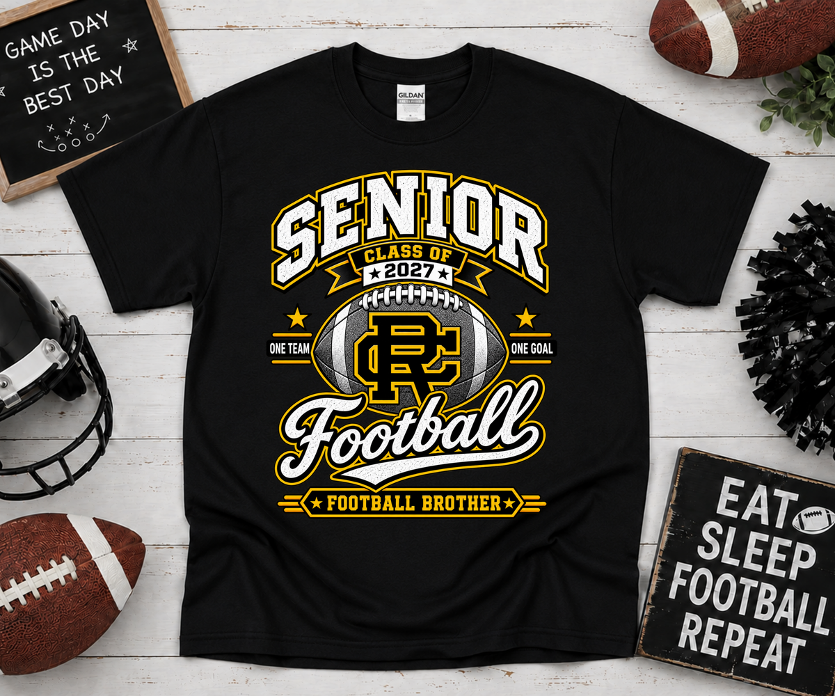 Senior 2027 - Football T-Shirt RCHS