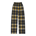 Kids Plaid Lounge Pants — Yellow & Black Cozy Sleepwear