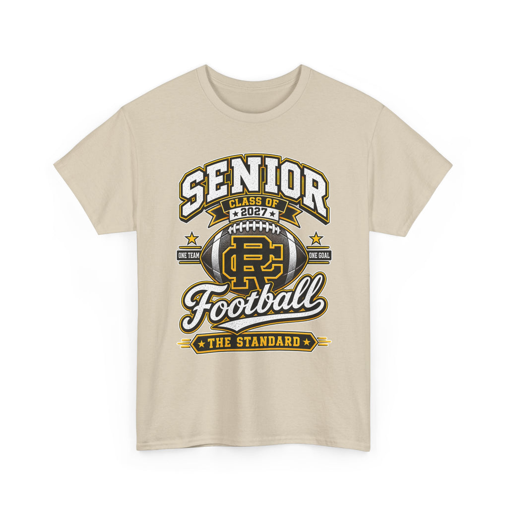 Senior Football T-Shirt — Class of 2025 High School Football Tee