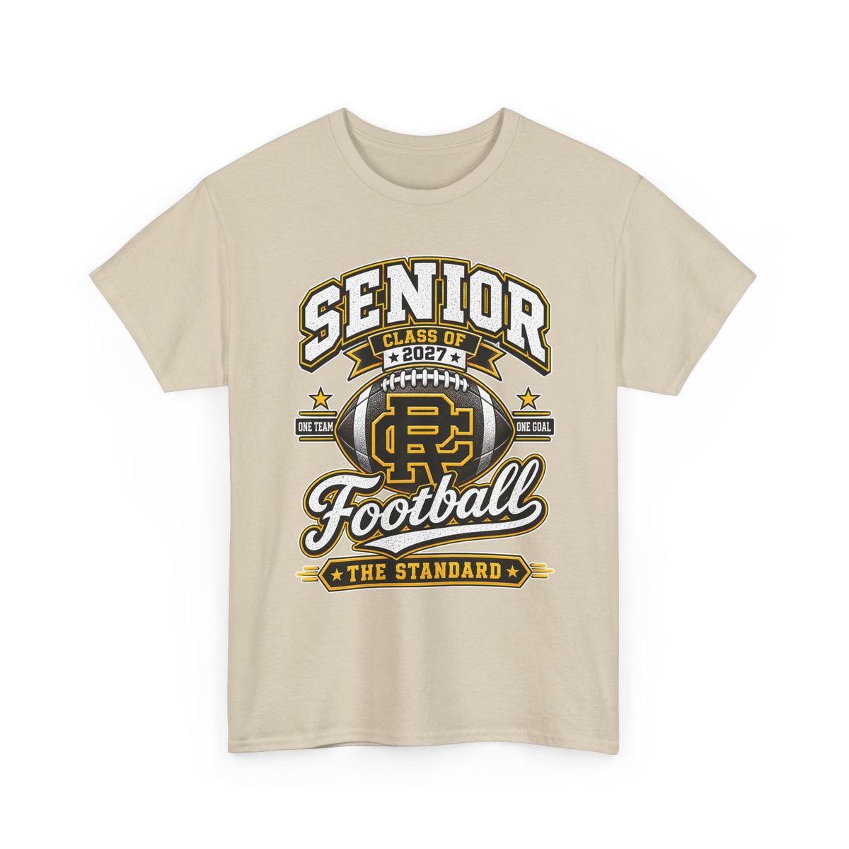 Senior Football T-Shirt — Class of 2025 High School Football Tee