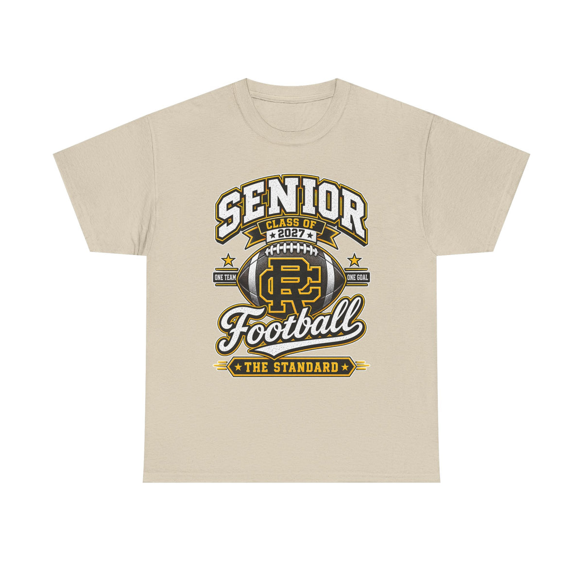Senior Football T-Shirt — Class of 2025 High School Football Tee
