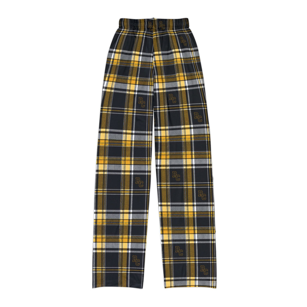 Kids Plaid Lounge Pants — Yellow & Black Cozy Sleepwear