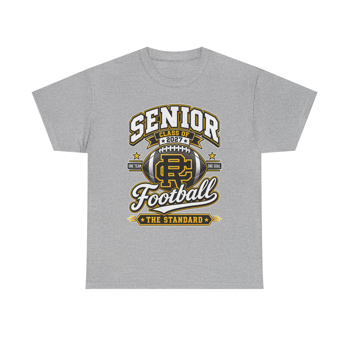 Senior Football T-Shirt — Class of 2025 High School Football Tee
